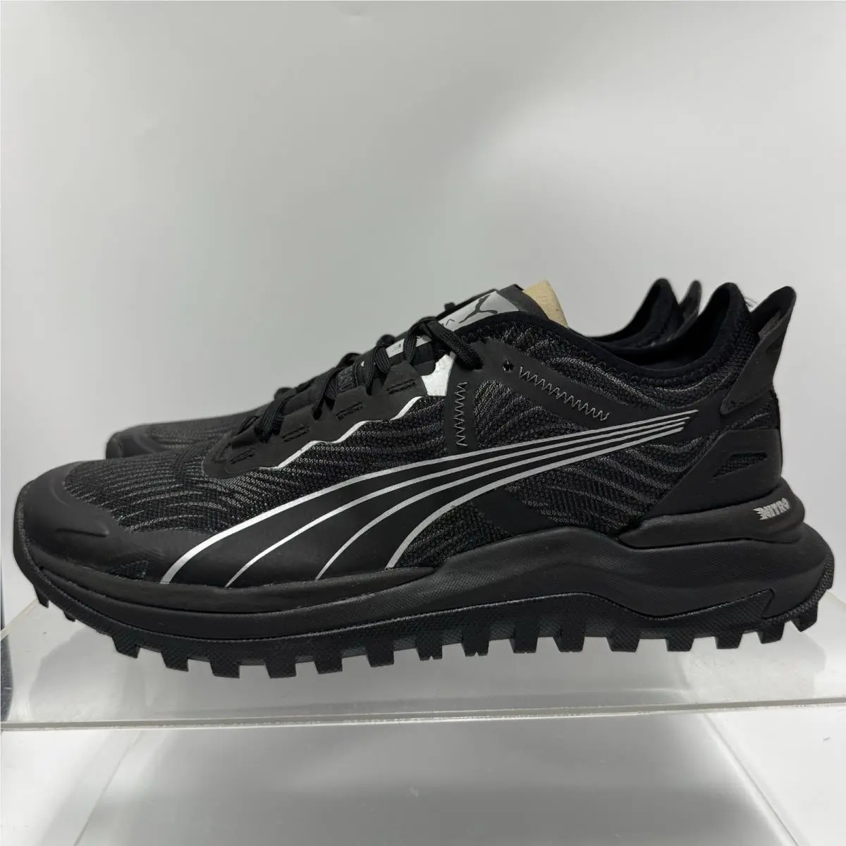 Puma Voyage Nitro 2 Black Silver 376919-01 Trail Running Men’s 11.5