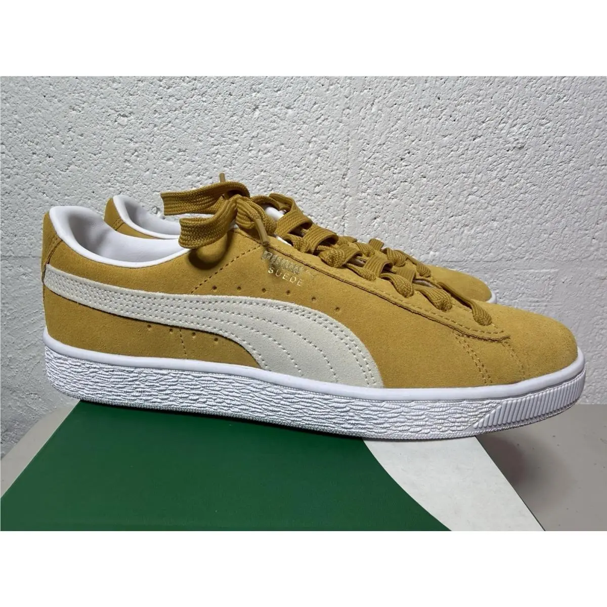 Puma shoes - PUMA Suede Classic Xxi Lace Up - 38141005 - Yellow (UPC: 196858072587) 2