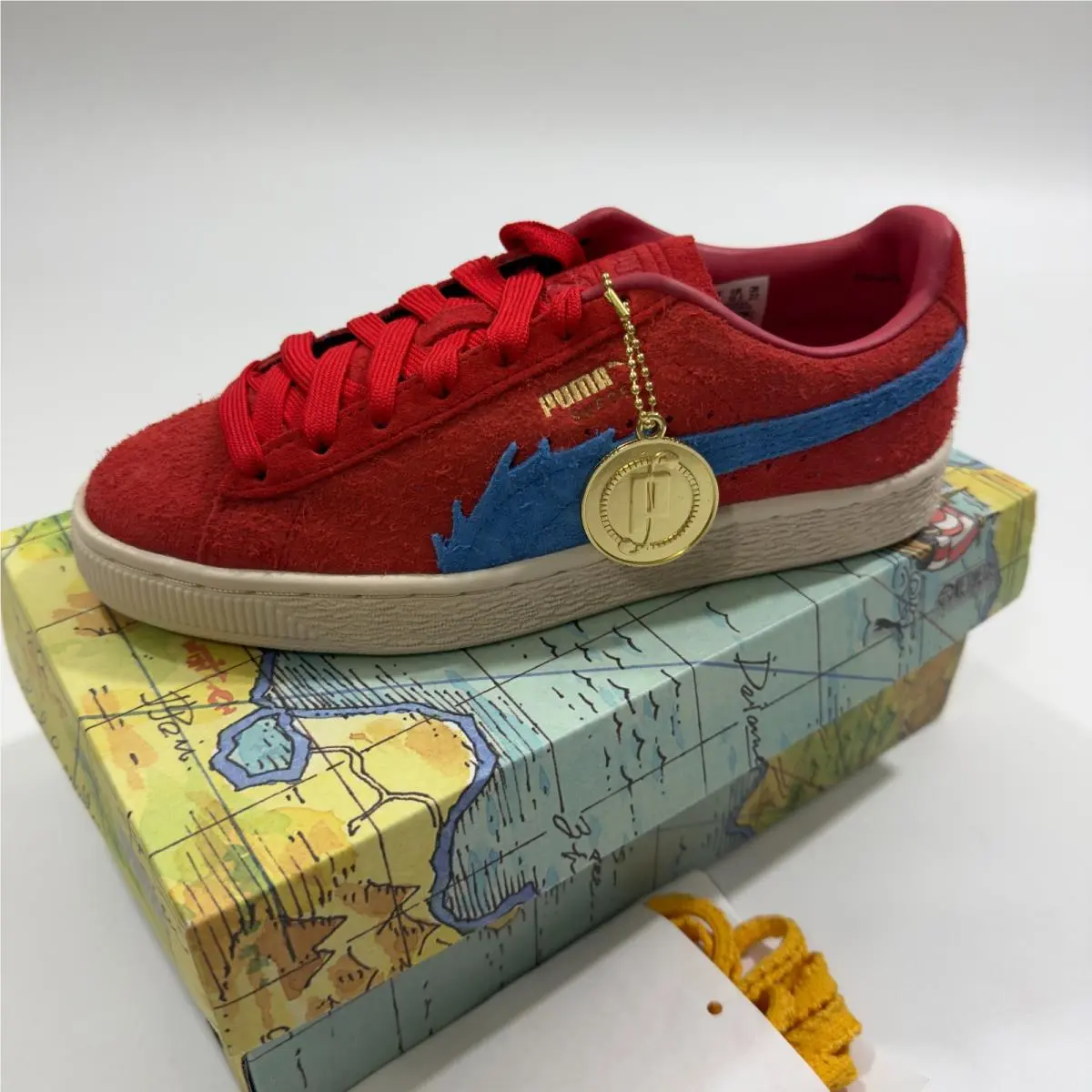 Puma shoes - Kids Puma One Piece Suede Buggy GS - 396648-011 - Red 0