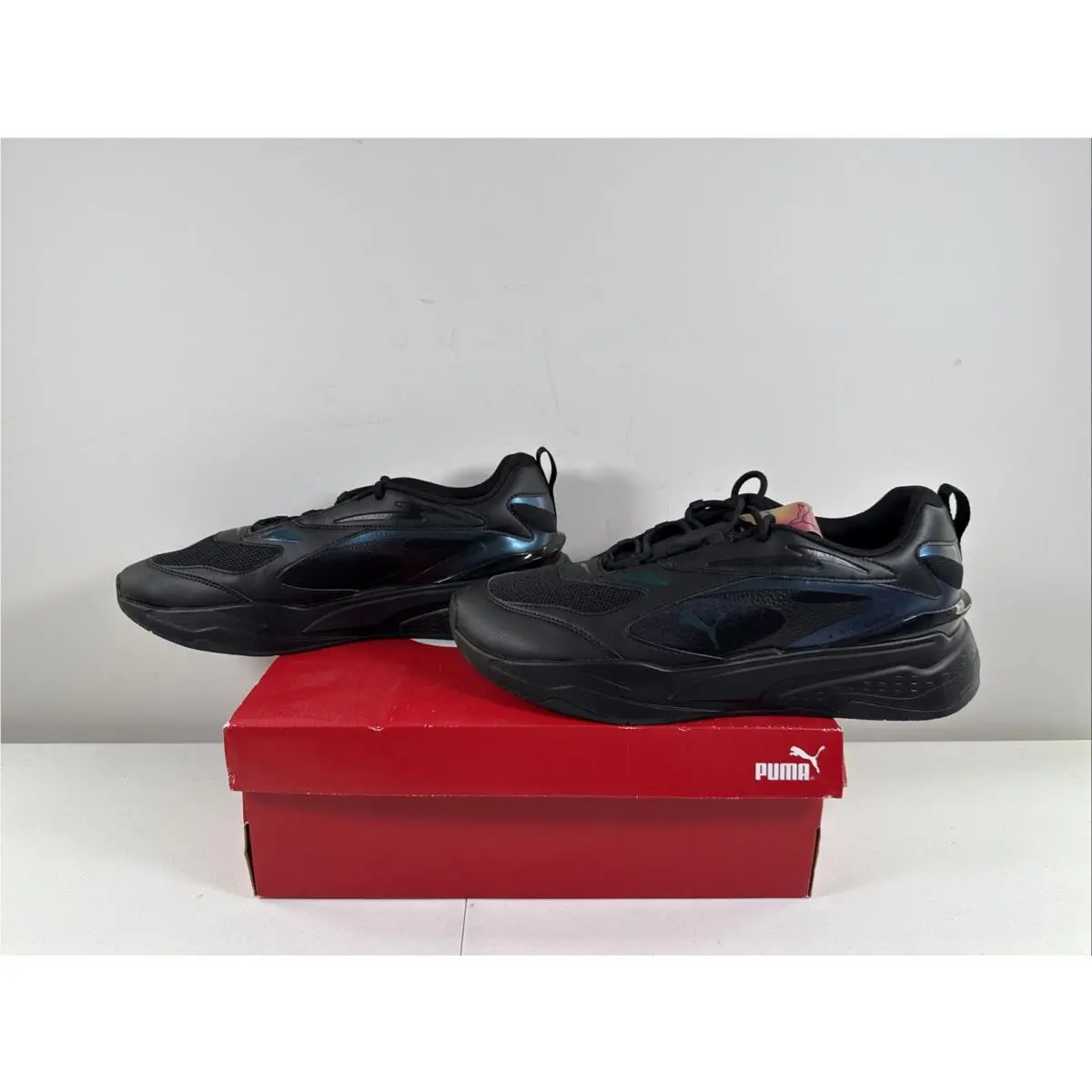 Puma Rs-fast Futurverse Black Iridescent Men Shoes Rare 375618-01 Mens 12