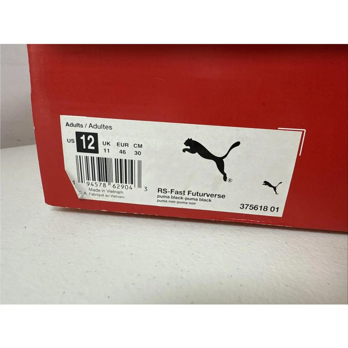 Puma shoes - PUMA RS-FAST - 375618-01 - Black (UPC: 0194578629043) 6