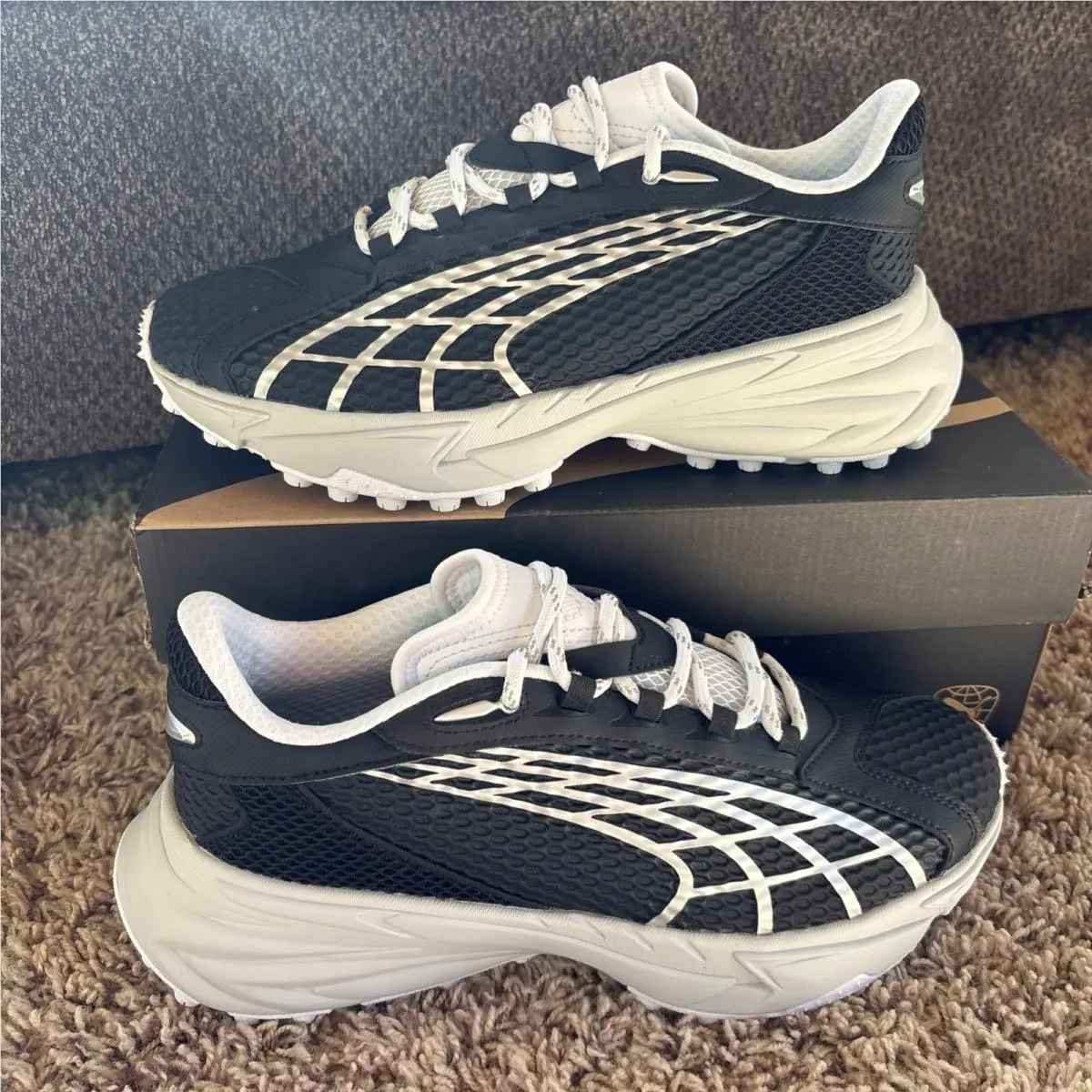 Puma Spirex Speed Running Sneakers Size 8 Style 397263 02 OG All