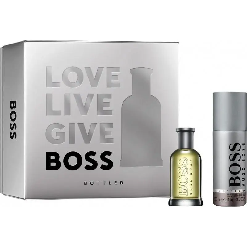 Hugo Boss Men`s Boss Bottled Gift Set Fragrances 3616304099373