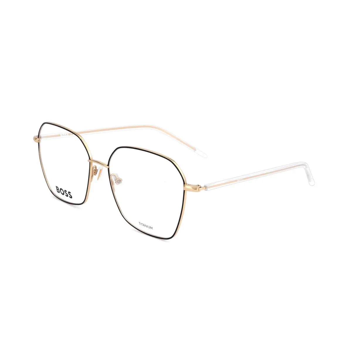 Hugo Boss Women`s 54mm Black Gold Eyeglasses BOSS1398-2M2-54