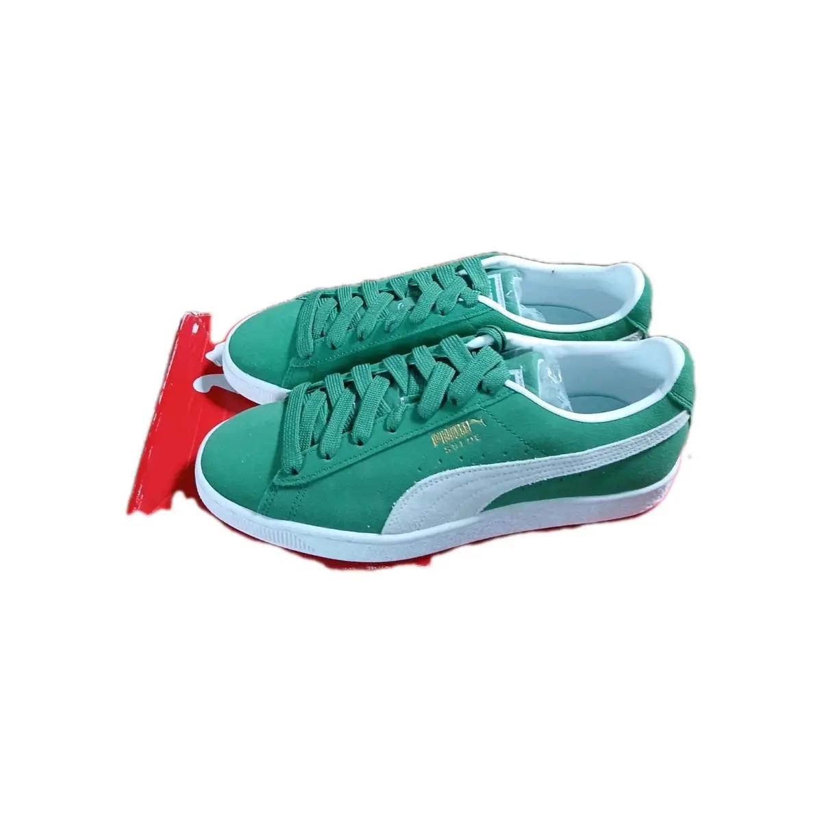 Puma shoes - PUMA Suede - Suede - 380168-02 - Green 1