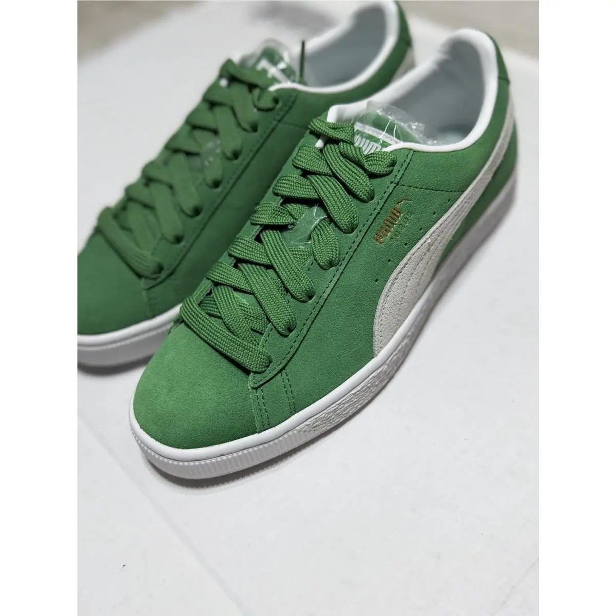 Size 7.5 US Unisex  Suede Low Boston Celtics Green White Sneaker Nba Shoes by Puma