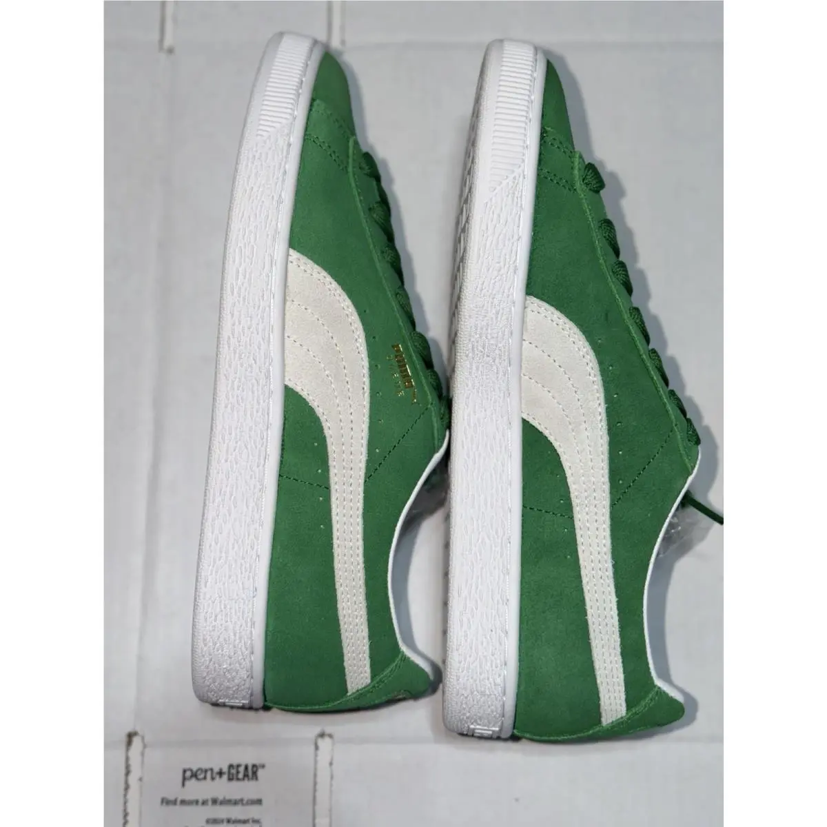 Puma shoes - PUMA SUEDE NBA TEAMS BOSTON CELTICS - 380168 02 - AMAZON GREEN/WHITE 8