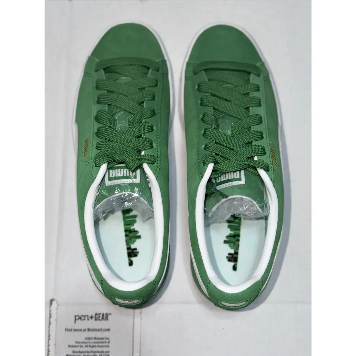 Puma shoes - PUMA SUEDE NBA TEAMS BOSTON CELTICS - 380168 02 - AMAZON GREEN/WHITE 7