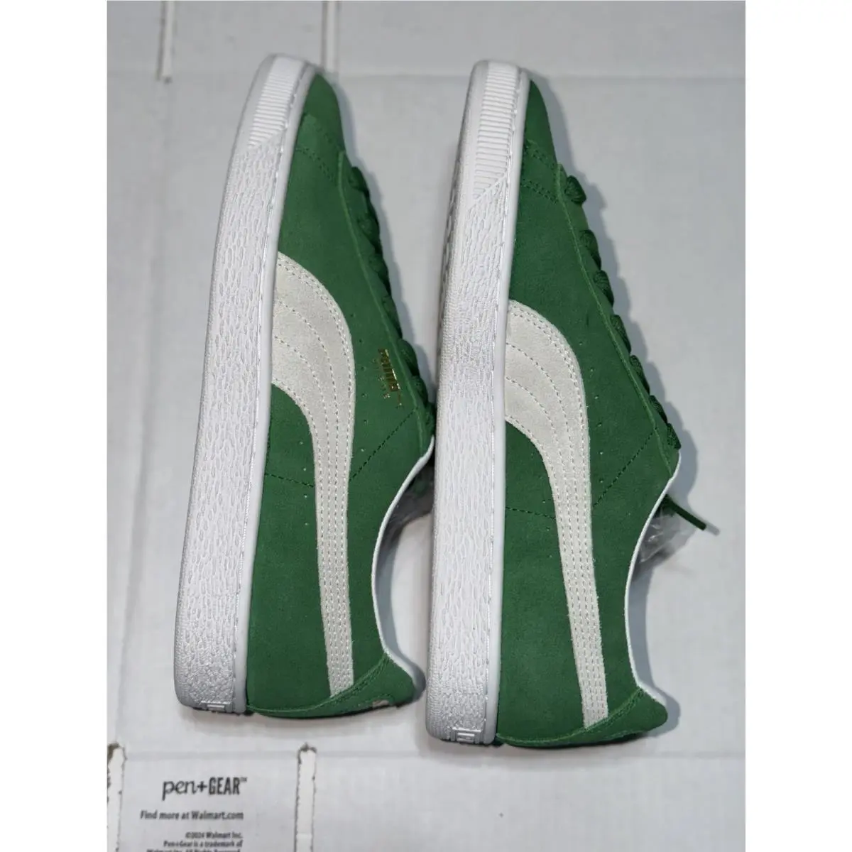 Puma shoes - PUMA SUEDE NBA TEAMS BOSTON CELTICS - 380168 02 - AMAZON GREEN/WHITE 0