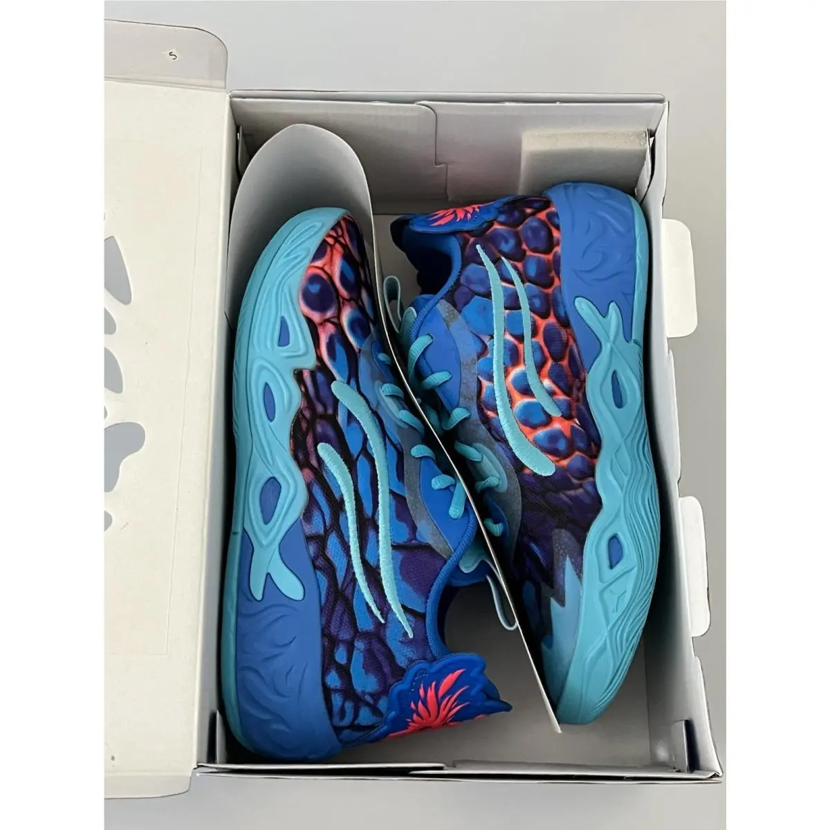 Puma shoes - Puma MB .04 Lo Alien Skins JR - Blue 10
