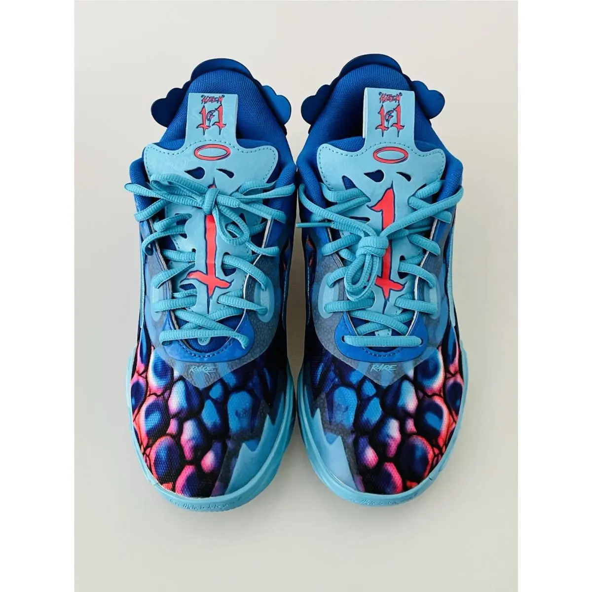 Puma shoes - Puma MB .04 Lo Alien Skins JR - Blue 1