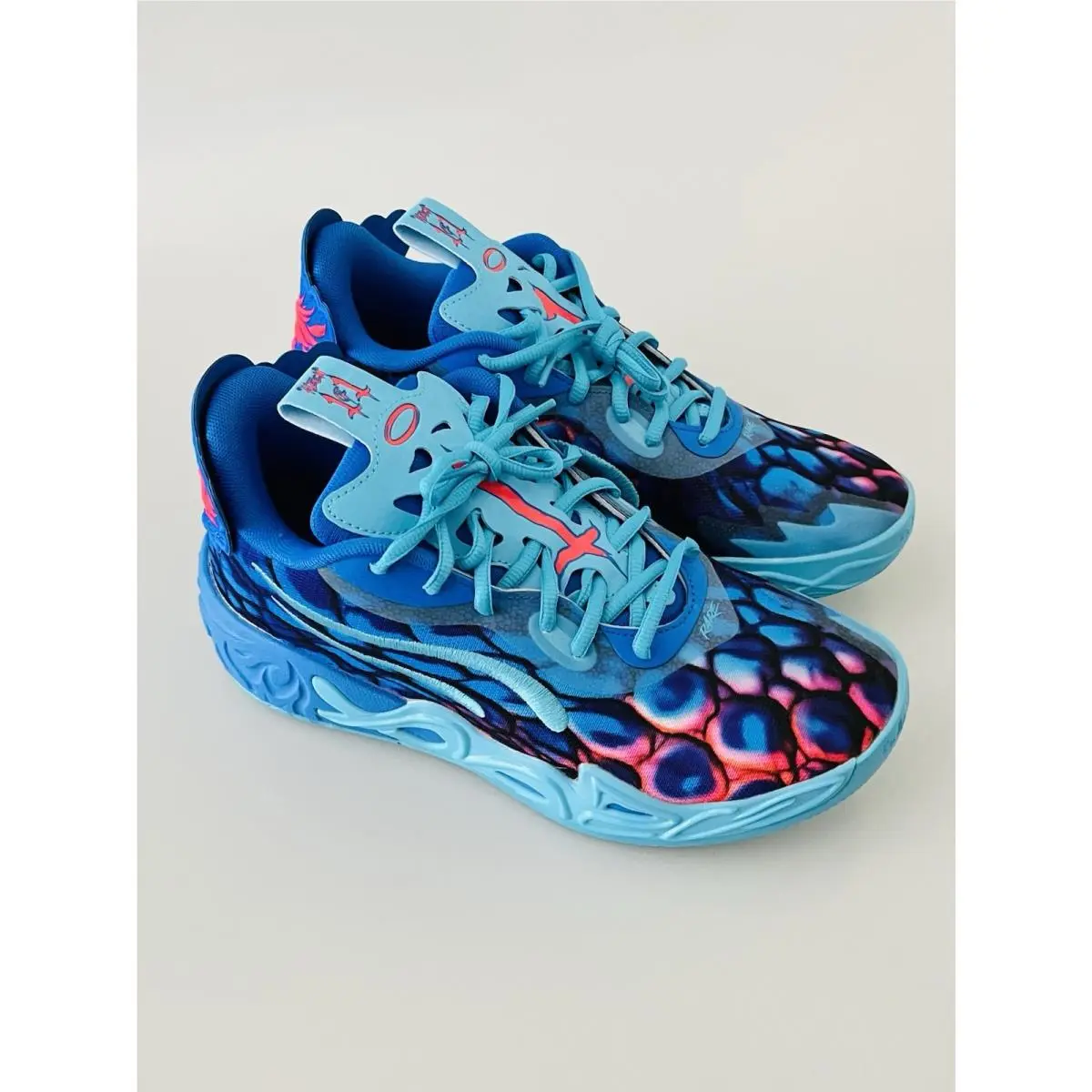 Puma shoes - Puma MB .04 Lo Alien Skins JR - Blue 2