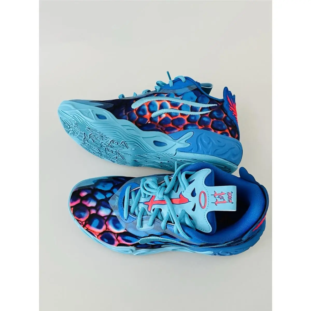 Puma shoes - Puma MB .04 Lo Alien Skins JR - Blue 4
