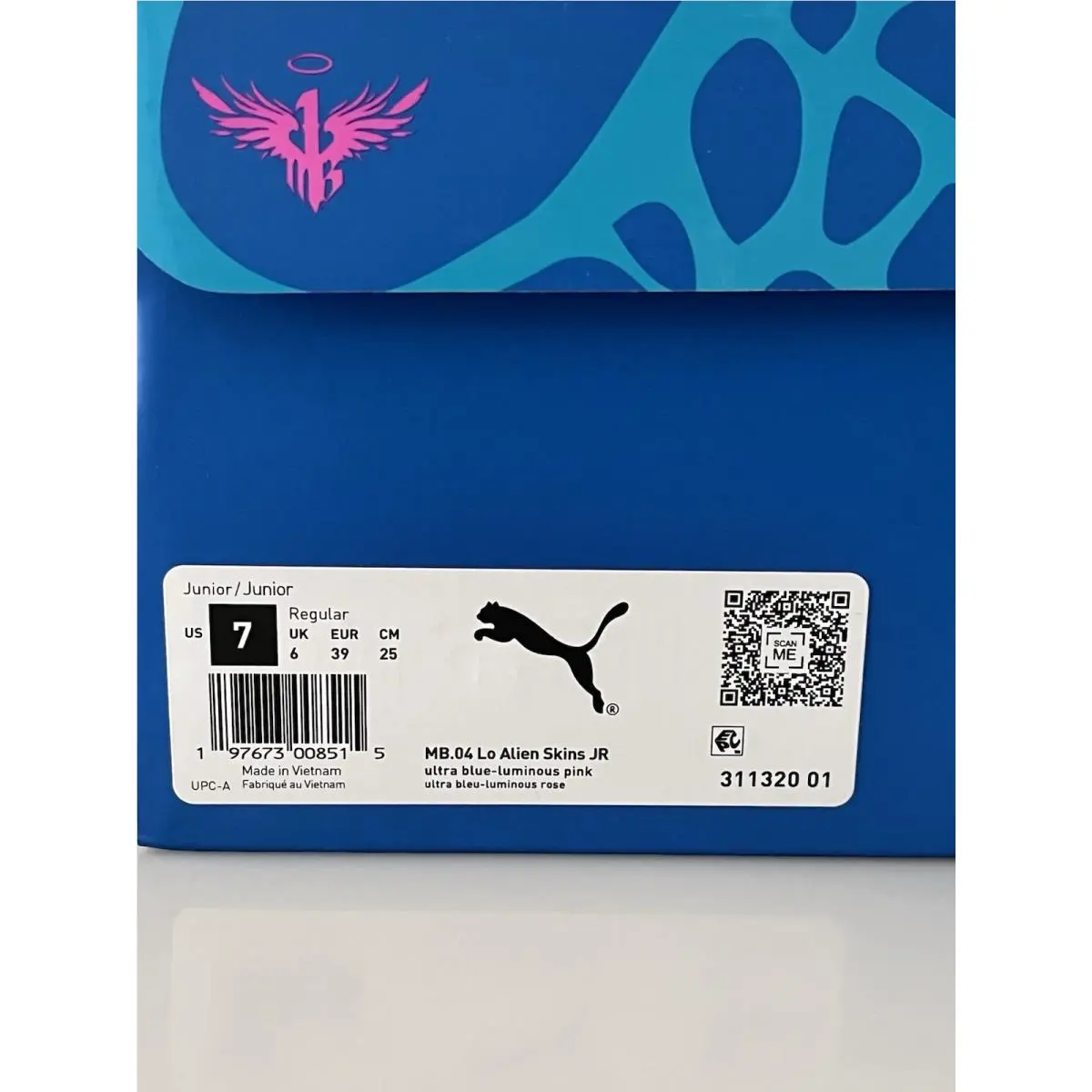 Puma shoes - Puma MB .04 Lo Alien Skins JR - Blue 9