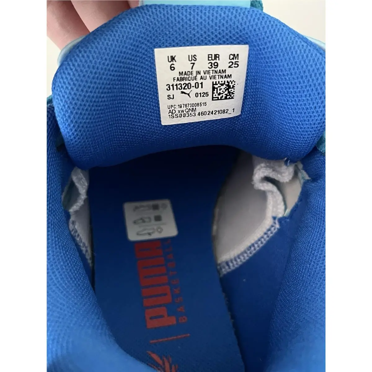 Puma shoes - Puma MB .04 Lo Alien Skins JR - Blue 11