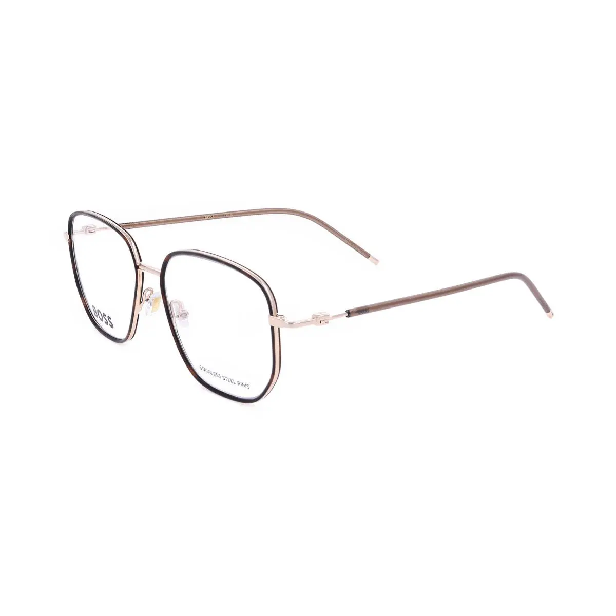 Hugo Boss Men`s 53mm Gold Havana Eyeglasses BOSS1430-06J-53