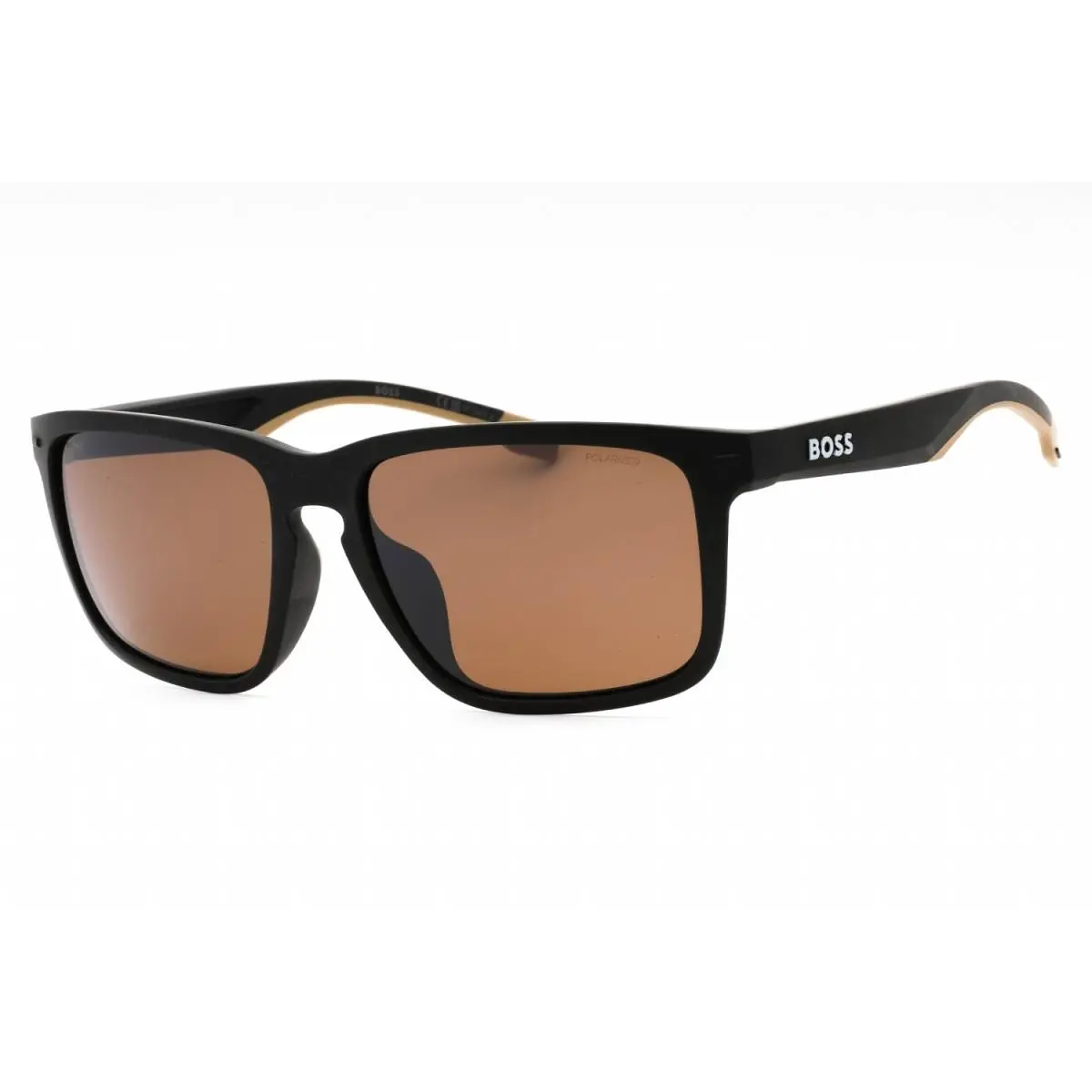 Hugo Boss Boss 1542/F/S 0087 6A Matte Black Beige/brown Polarized High
