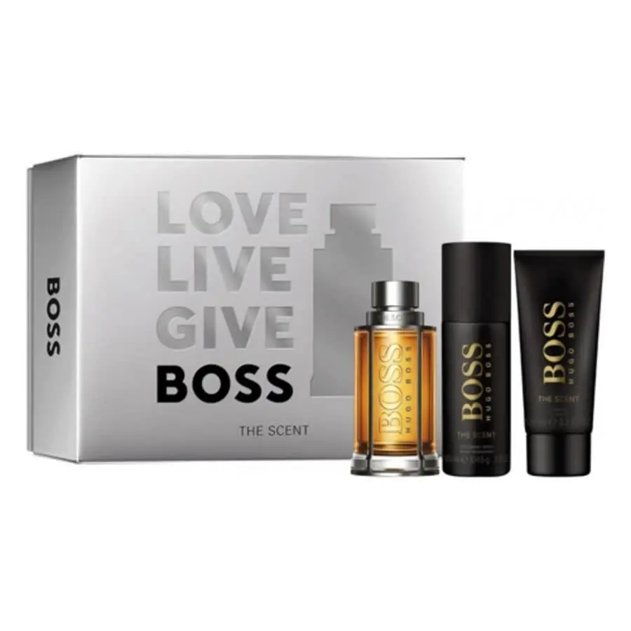 Hugo Boss Men`s The Scent Gift Set Fragrances 3616303428594