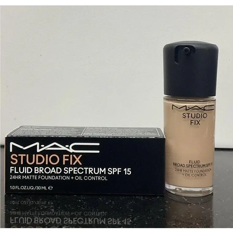 Mac Studio Fix Fluid Spf 15 24HR Matte Foundation+oil Control-NC16-1oz/30ml-NIB by MAC Cosmetics