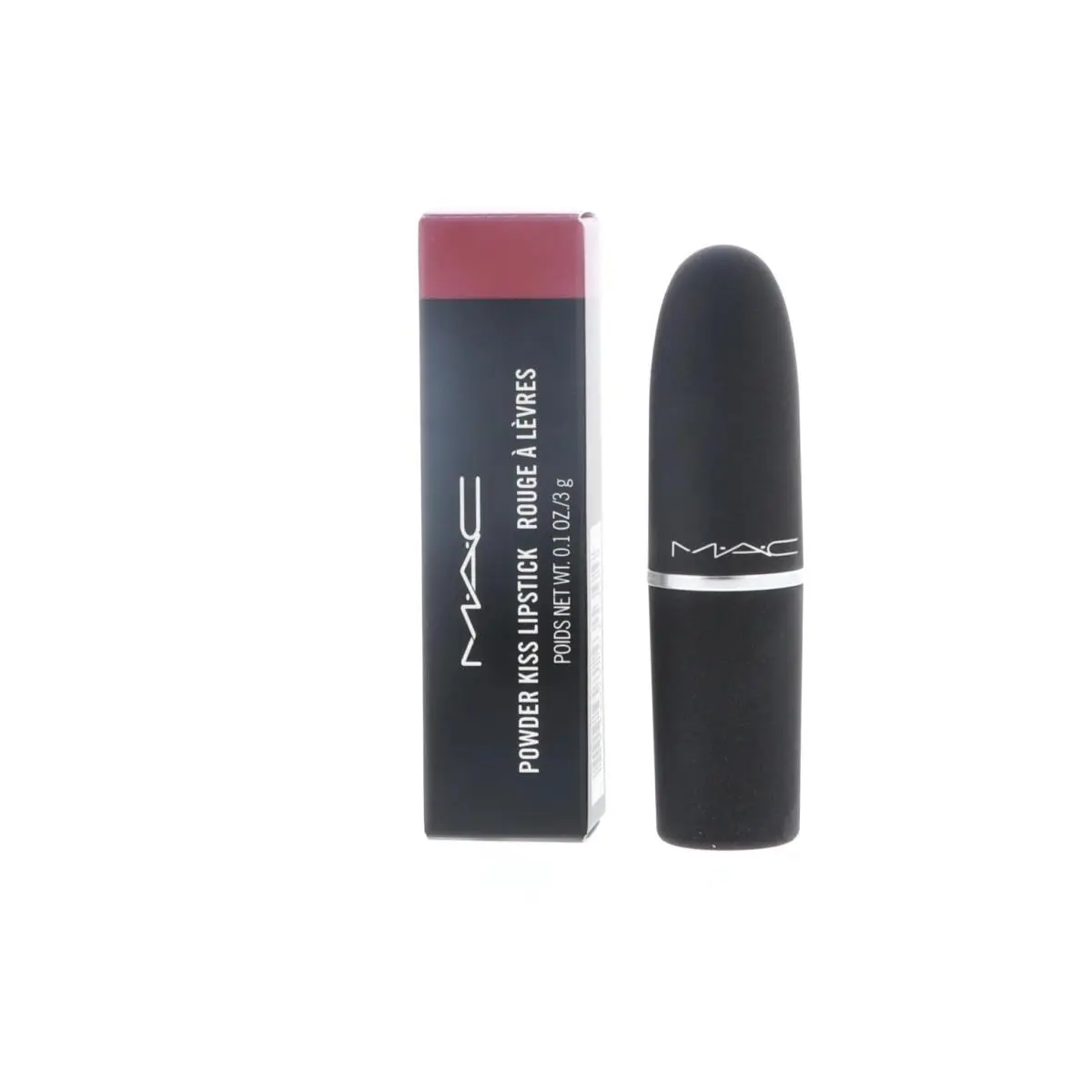 Mac Cosmetics Burning Love Lip Color Matte Deep Red Wine 0.1 Ounce Moisturizing Lipstick