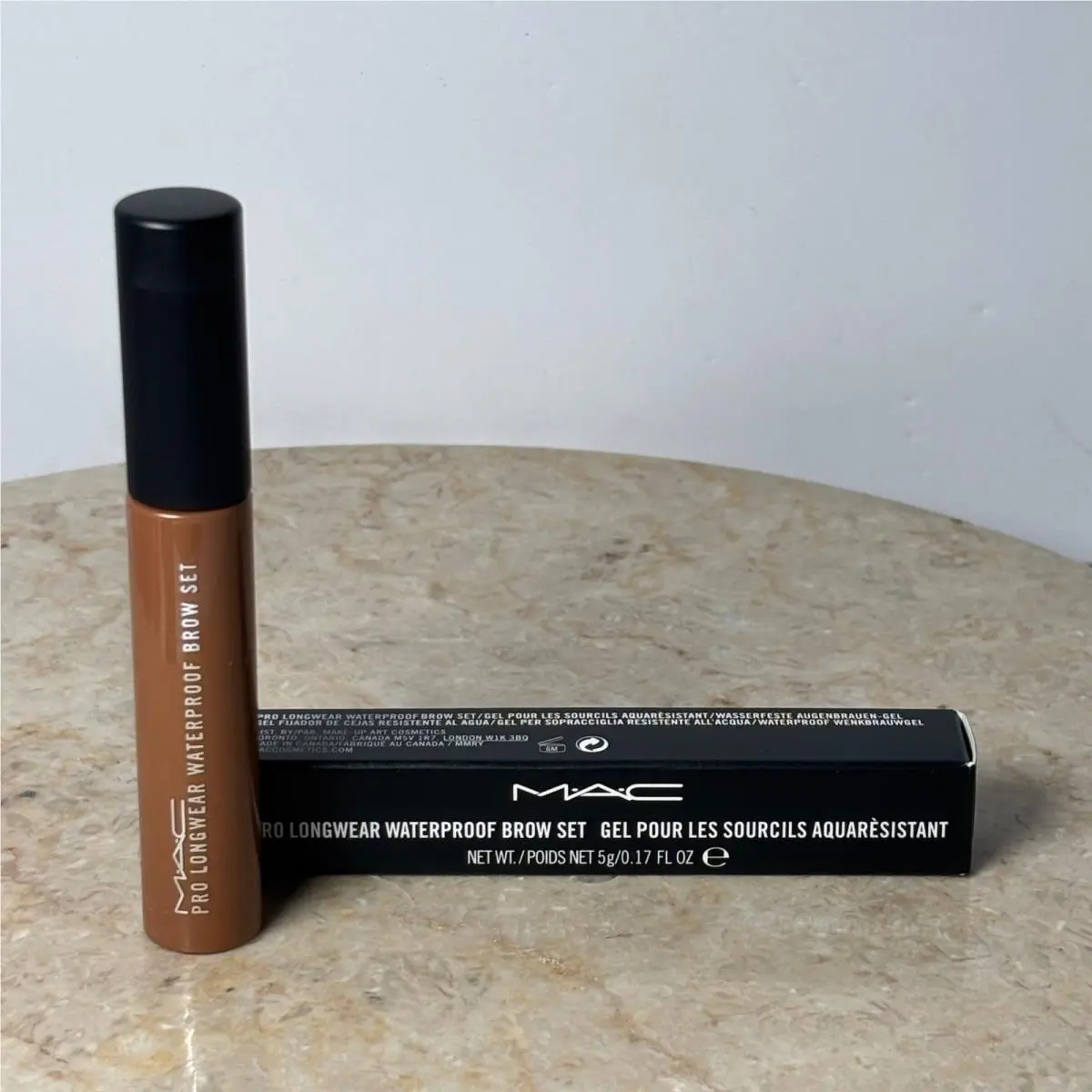 Mac Pro Longwear Waterproof Brow Set Gel Toasted Blonde 5g 0.17 oz