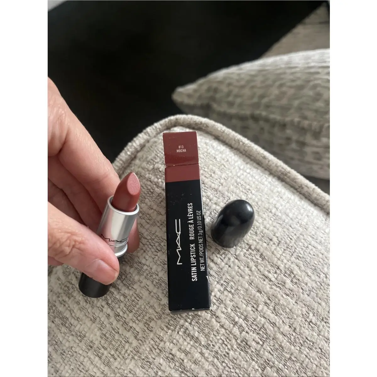 Mac Satin Lipstick 813 Mocha 0.10 oz
