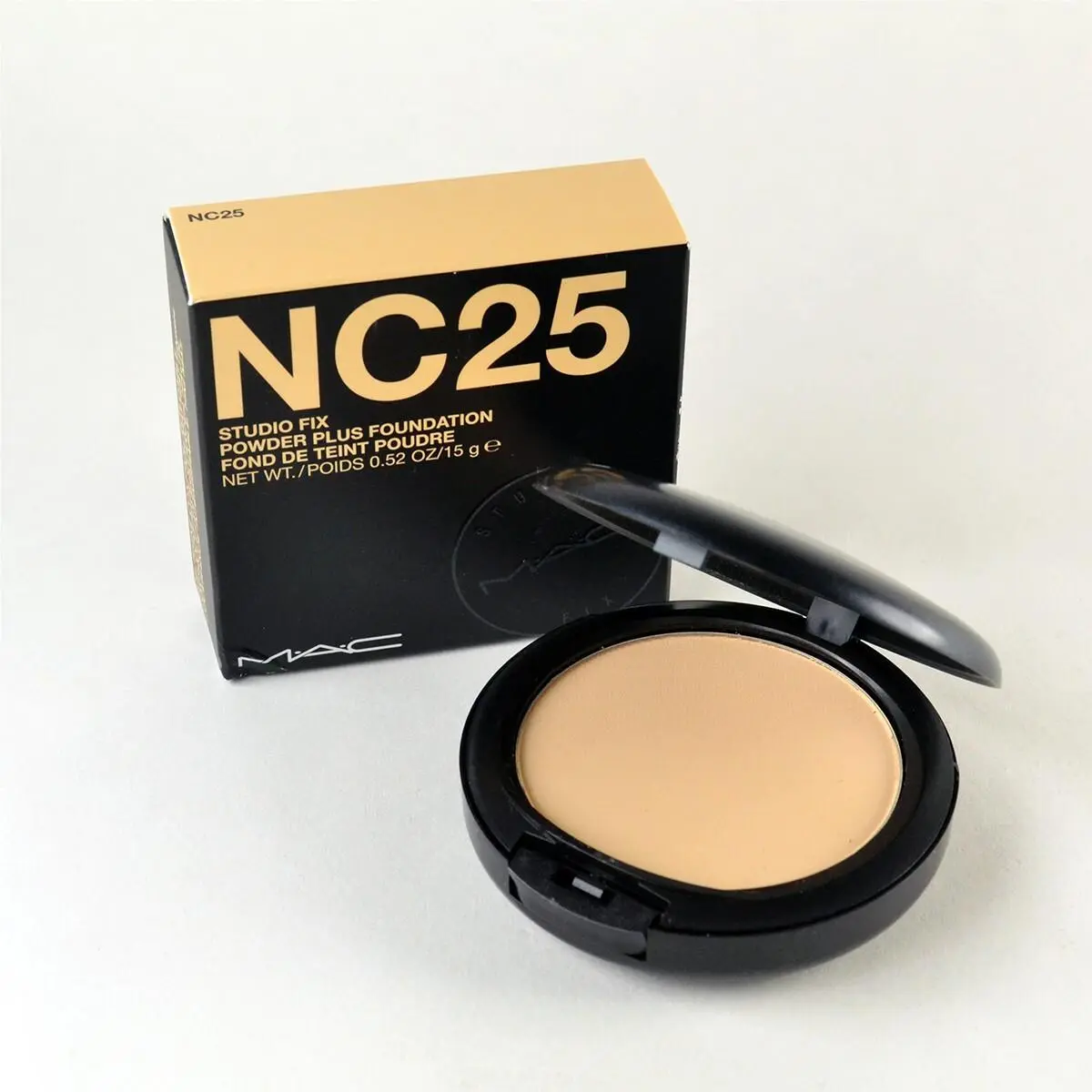 Mac Studio Fix Powder Plus Foundation NC25 - Full Size 0.52 Oz. / 15 g