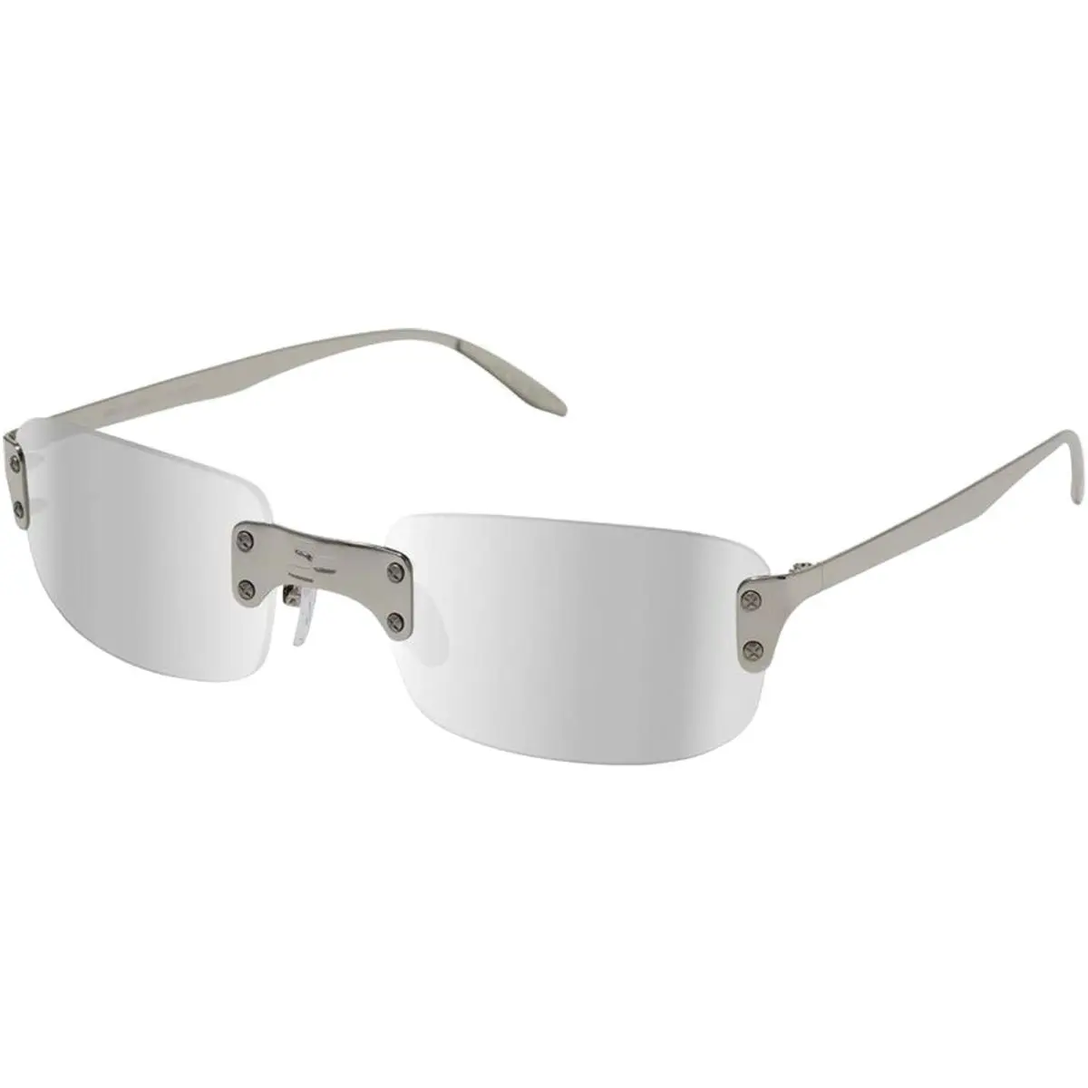 Revo Nrgy by J Balvin Luna 2 Polarized Rimless Rectangle Sunglasses