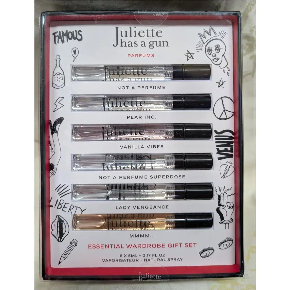 Juliette Has A Gun Parfums Essential Wardrobes 6X5ML-0.17 Fl. Oz. Vaporisateur