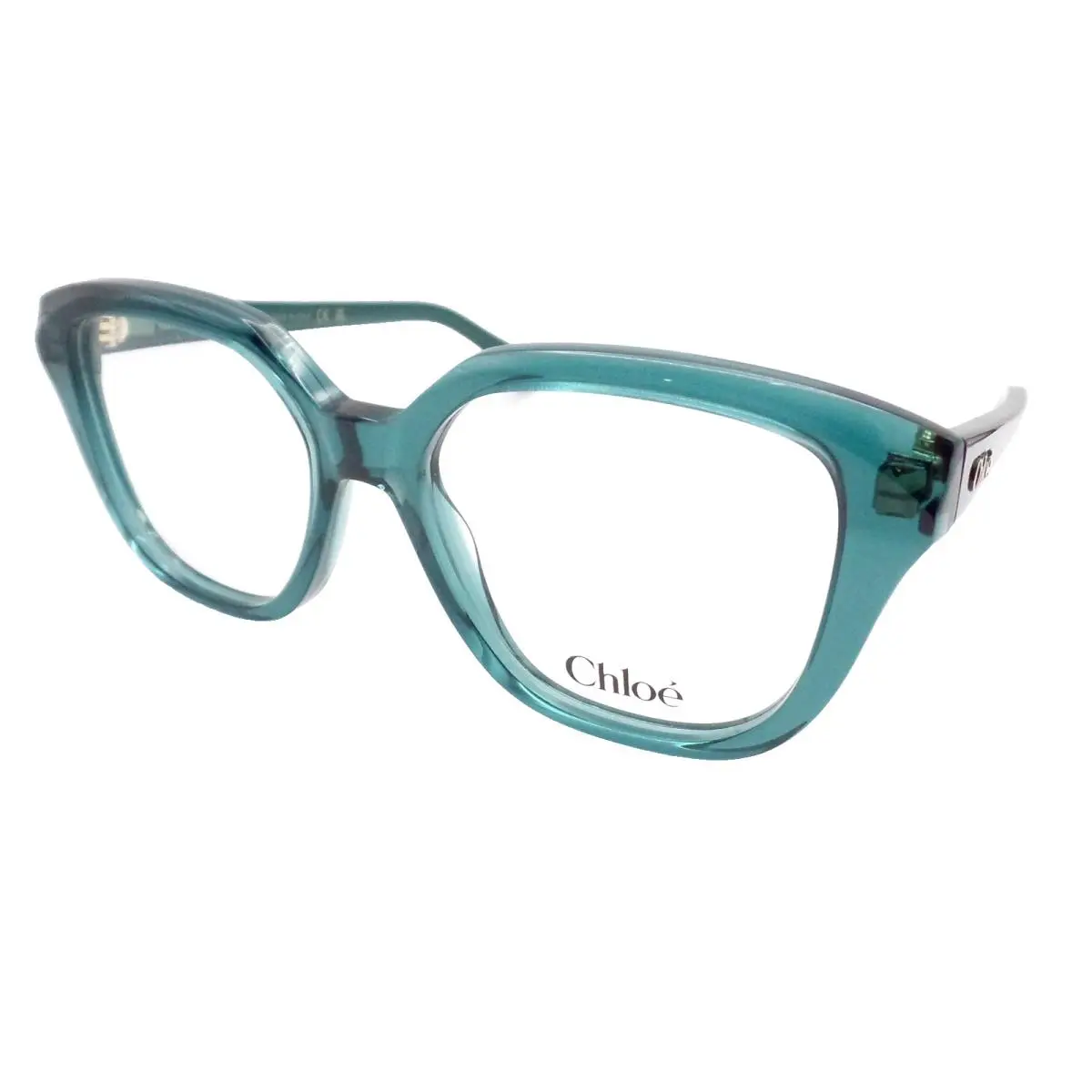 Chloe CH0293O 005 Transparent Green 53 RX Eyeglasses Frames