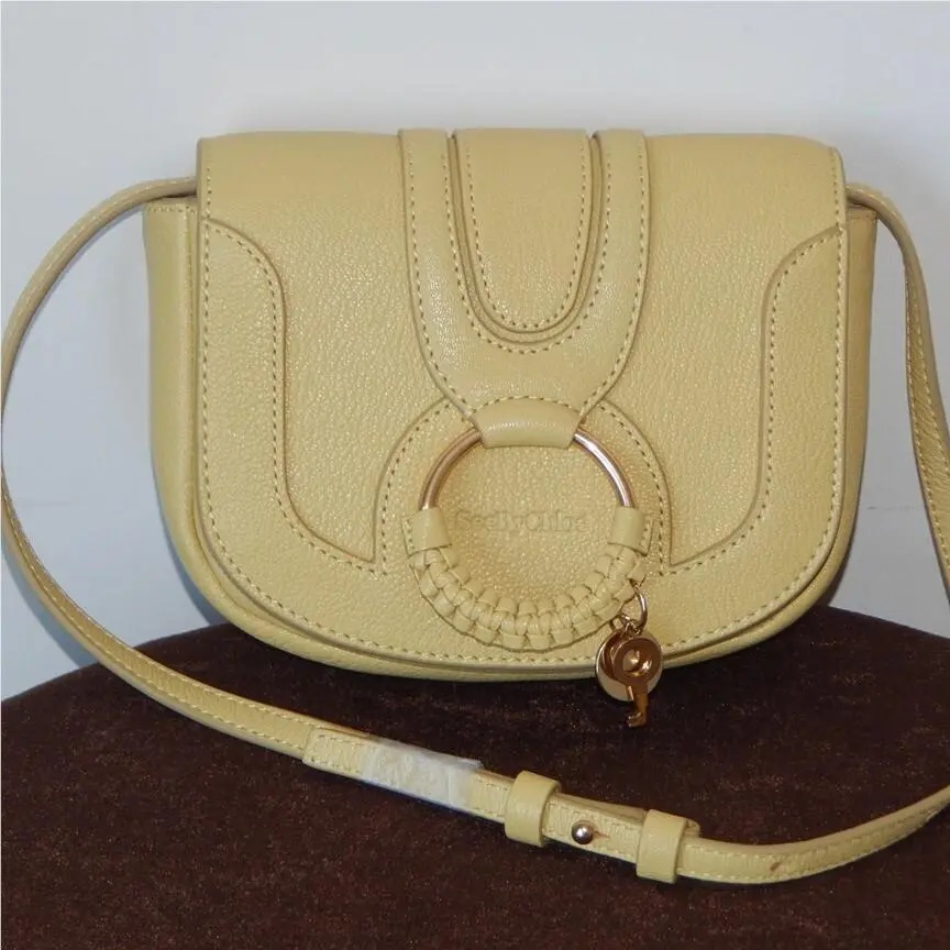 See By Chloe Hana Mini Russet Green Leather Flap Crossbody Bag