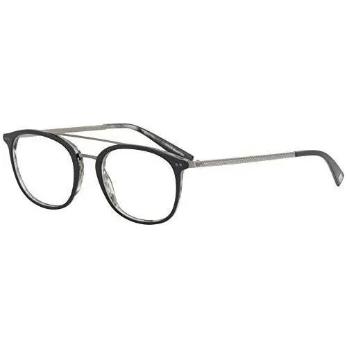 V378 Unisex Pantho Eyeglasses Frame Navy Blue Grey Gunmetal 49 mm by John Varvatos