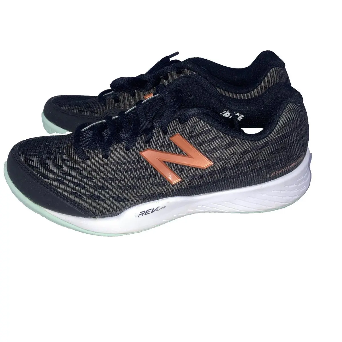 New Balance Women`s WCH896M2 Hard Court Tennis Shoes Black Seafoam Size 8