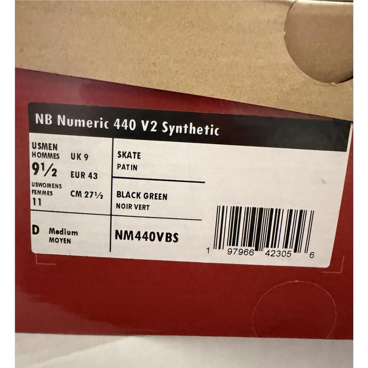 New Balance shoes - New Balance Numeric 440 - Numeric - NM440VBS - Black (UPC: 197966423056) 12