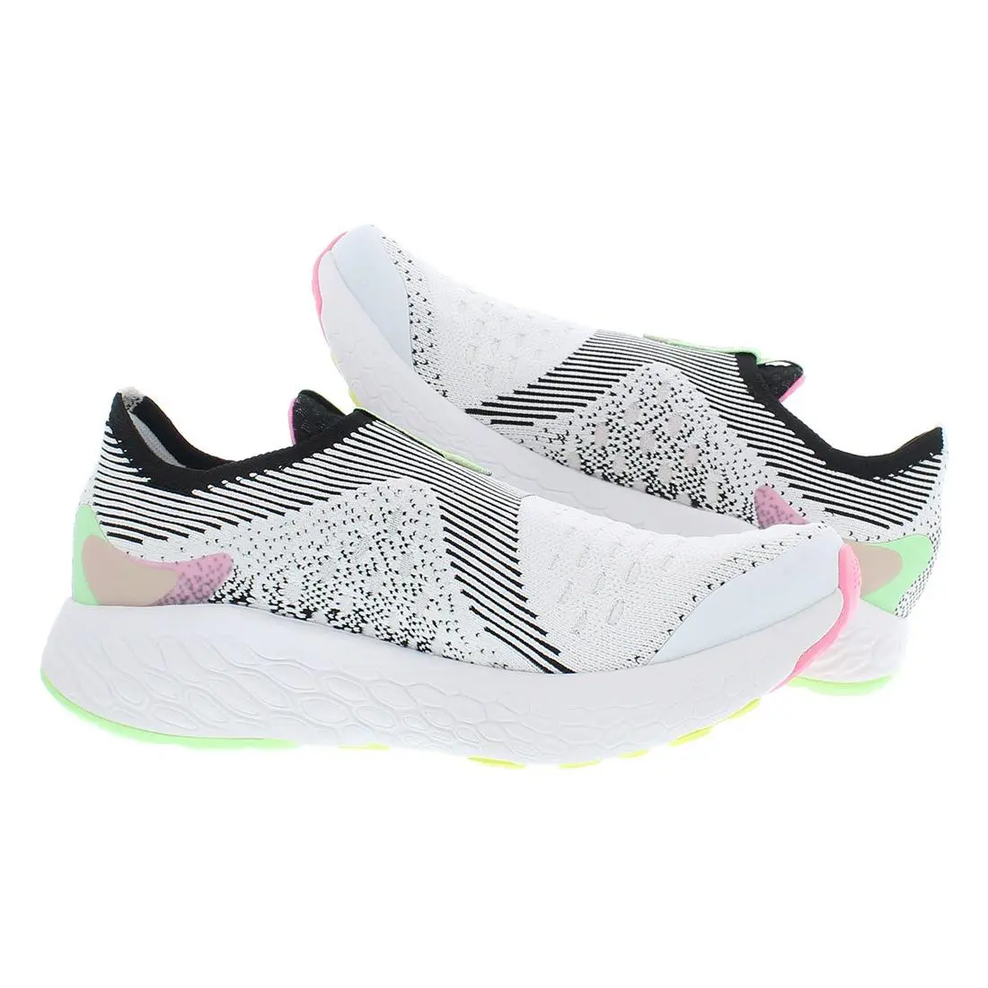 New Balance shoes - New Balance 1080 - W1080SLM - White, Full: White/Black/Vibrant Green (UPC: 196071071169) 1