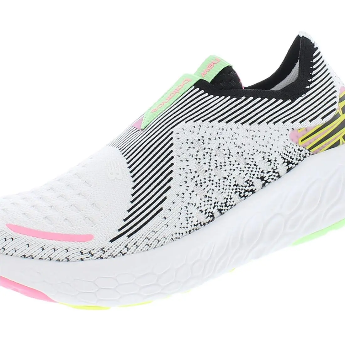New Balance shoes - New Balance 1080 - W1080SLM - White, Full: White/Black/Vibrant Green (UPC: 196071071169) 0