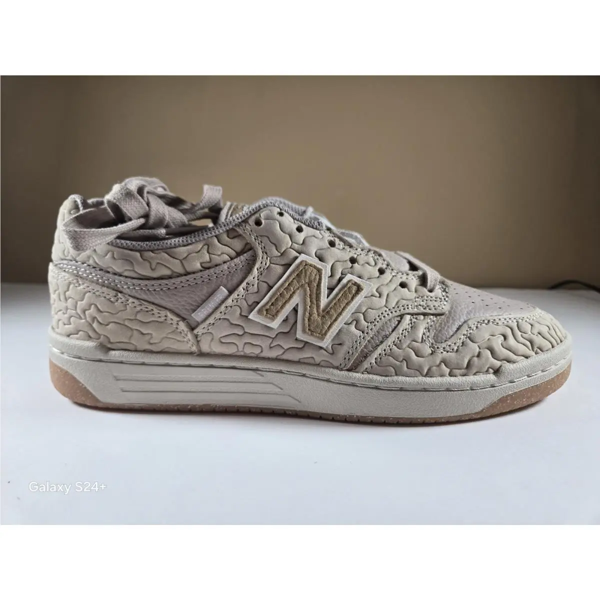 New Balance Mens Shoes Size 8.5 Model NB Numeric 480 Coler Brown White