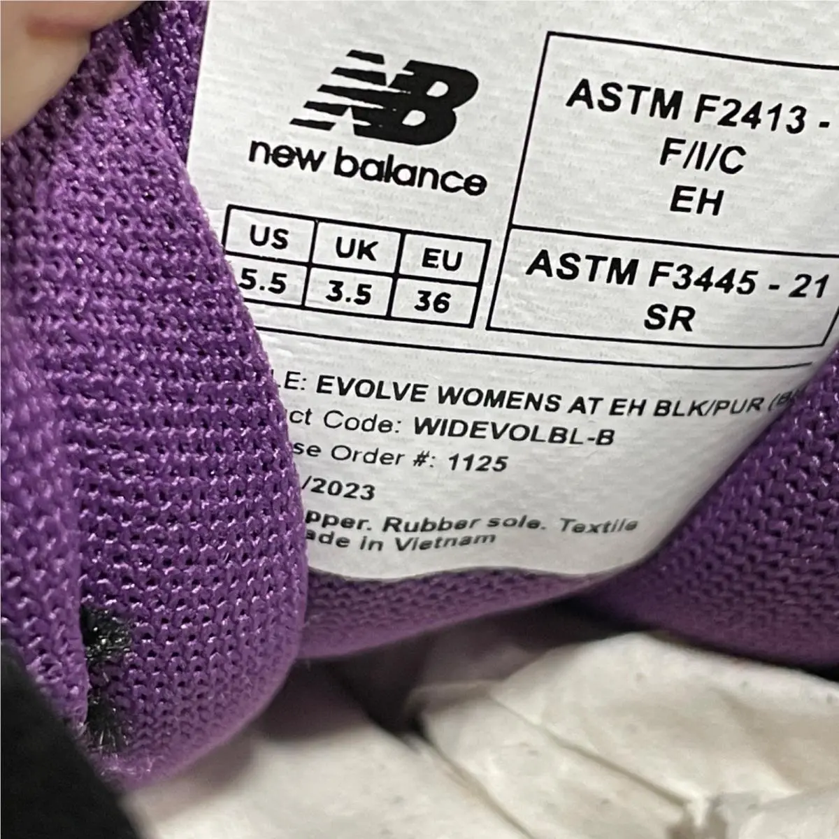 New Balance shoes - New Balance Work & Safety Evolve Alloy Toe EH SR - WIDEVOLBL - Black (UPC: 810119136992) 14