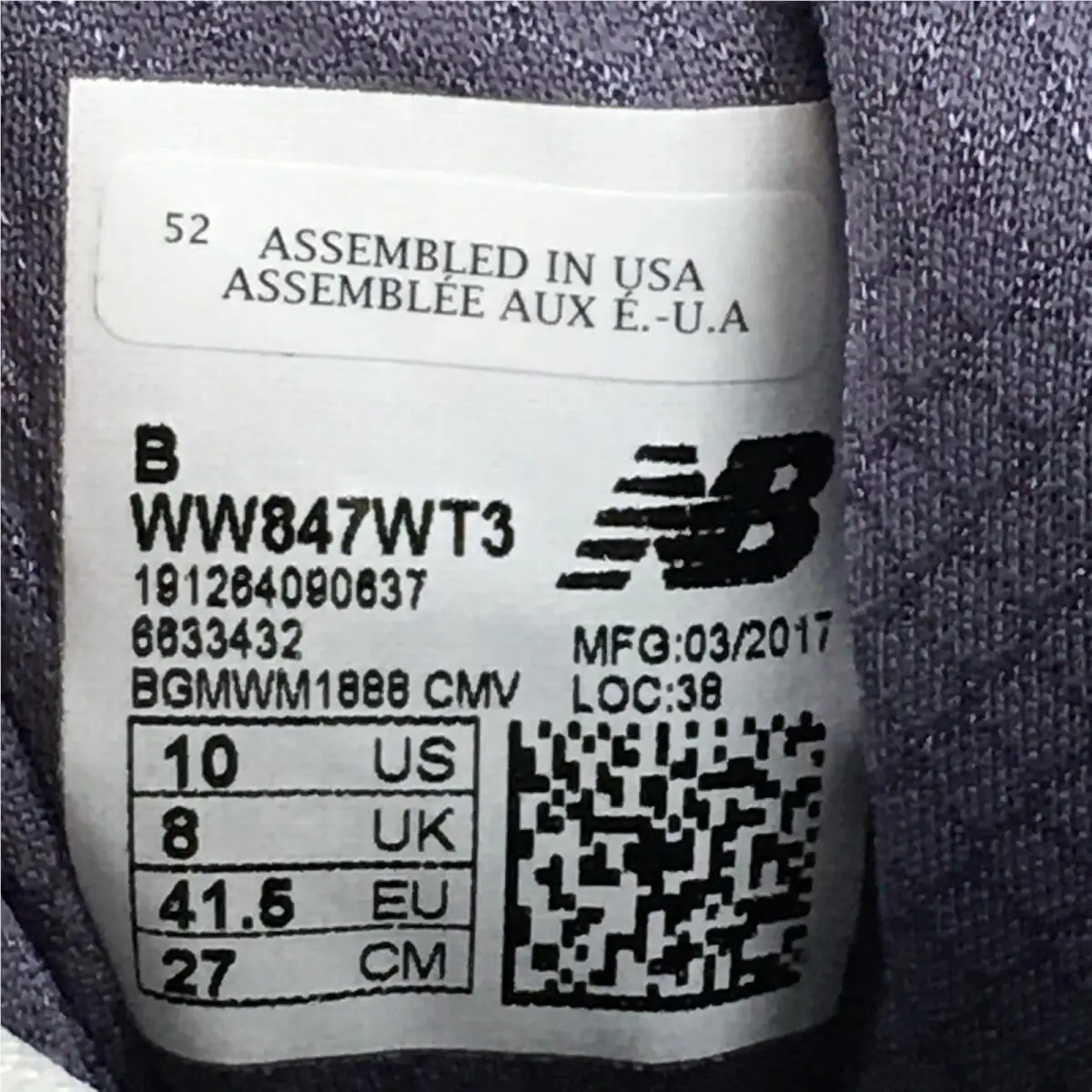 New Balance shoes - New Balance 847v3 - White 9