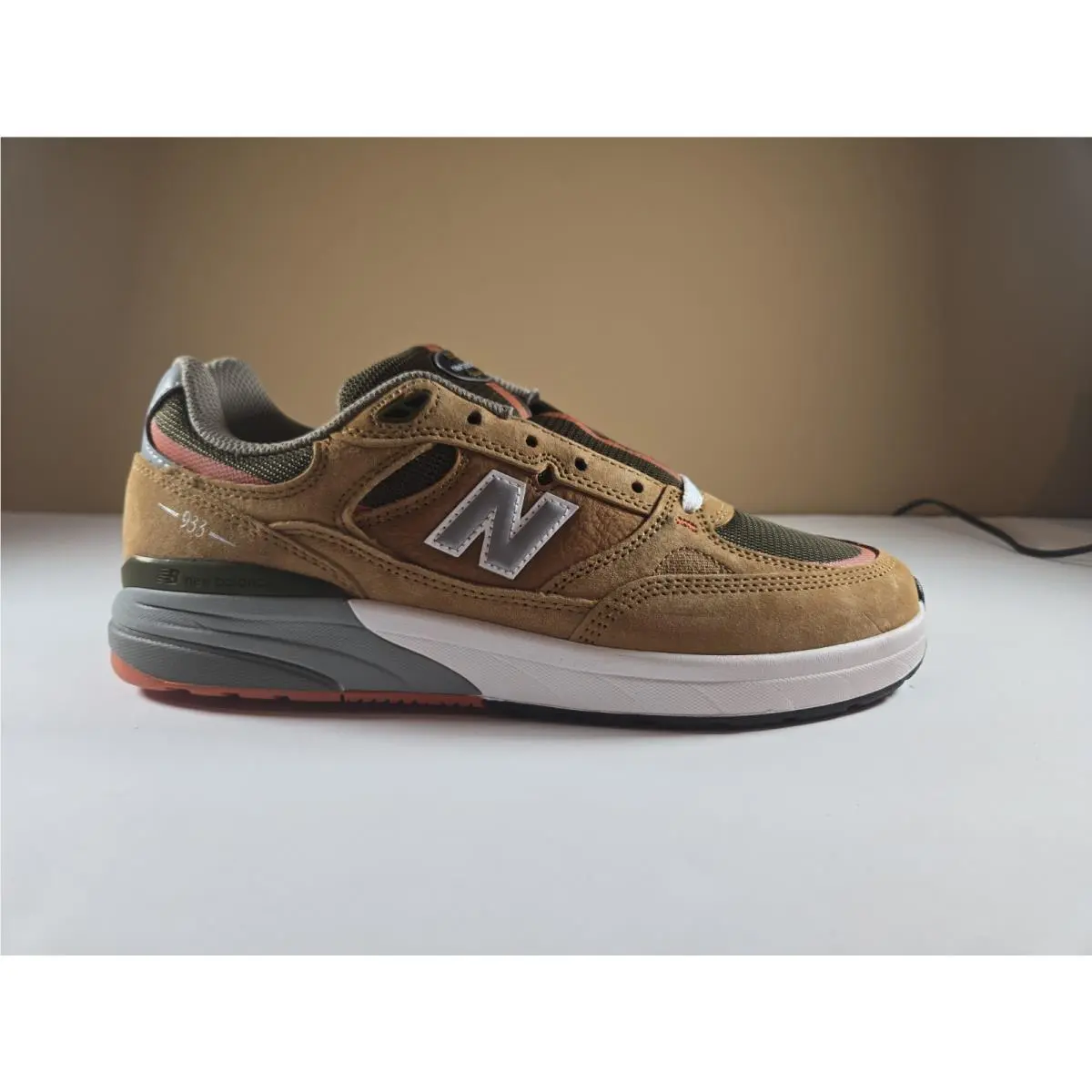 Size 9.5 - Andrew Reynolds x New Balance Numeric 933 Camel Dark Brown