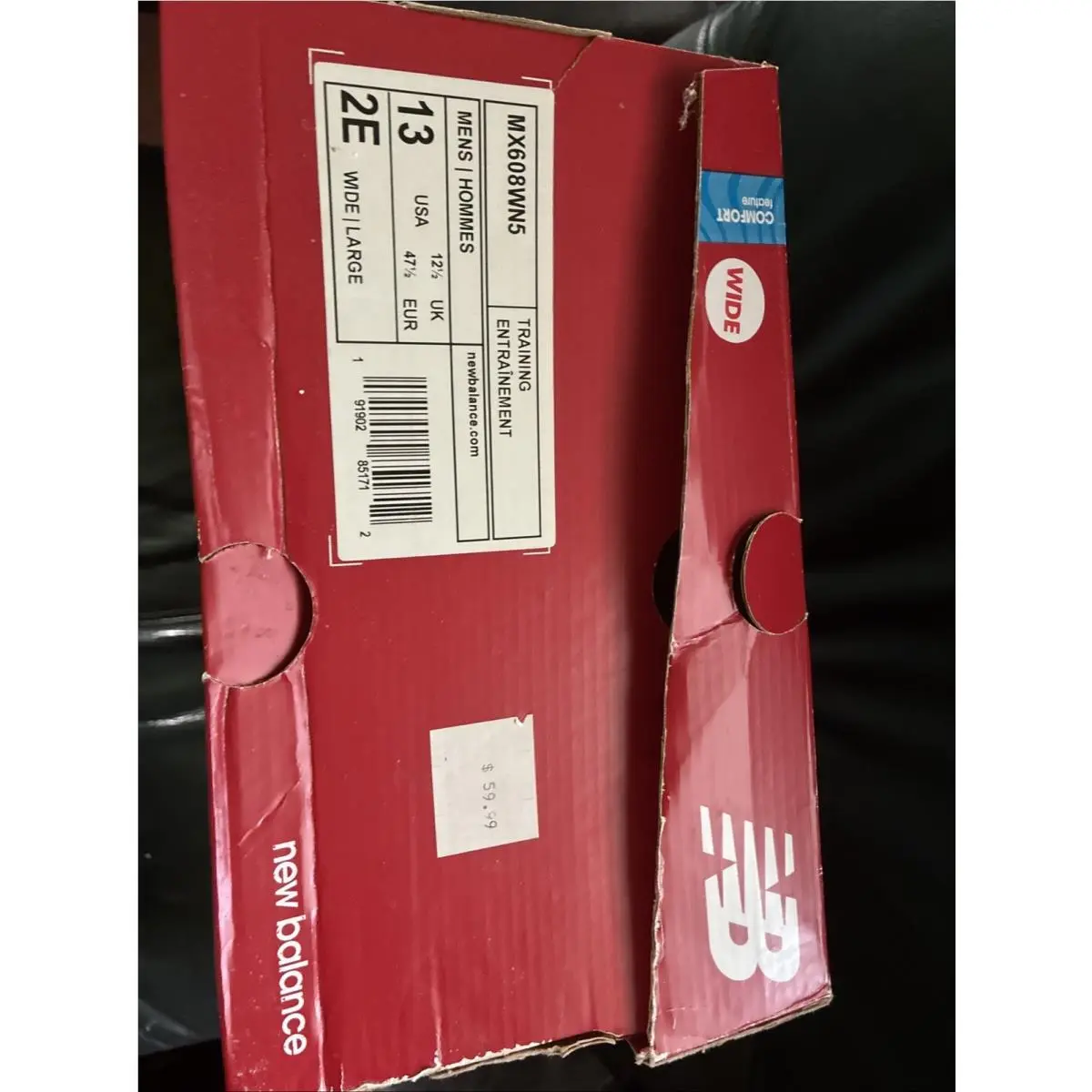 New Balance shoes - New Balance 608V4 - MX608V4W - White (UPC: 888546029842) 5