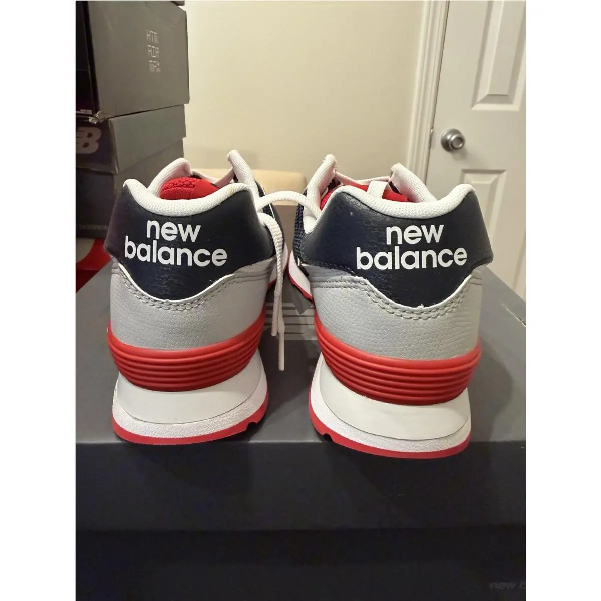 New Balance shoes - New Balance 574 - Dark Blue,red,white,grey (UPC: 0194768245619) 5