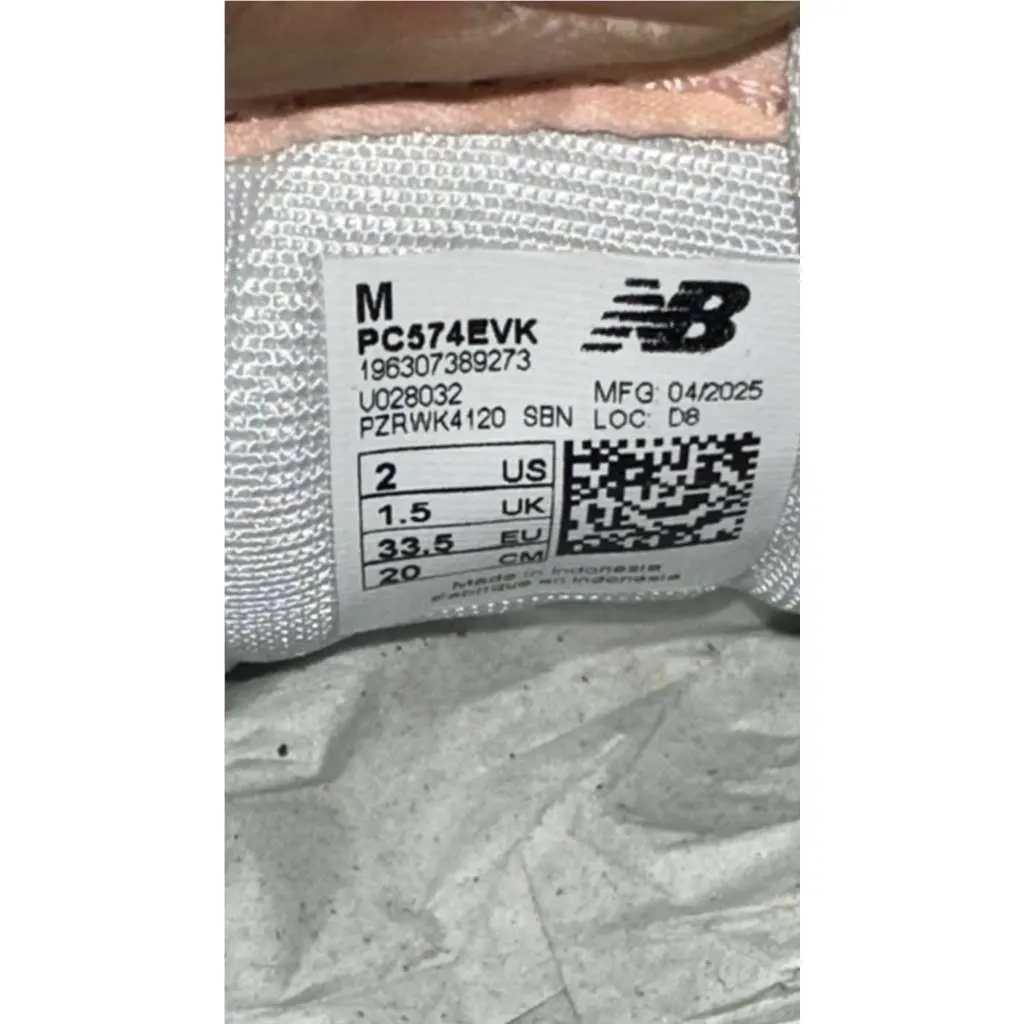 New Balance shoes - New Balance 574 - GREY PINK / GRIS ROSE (UPC: 196307389273) 5