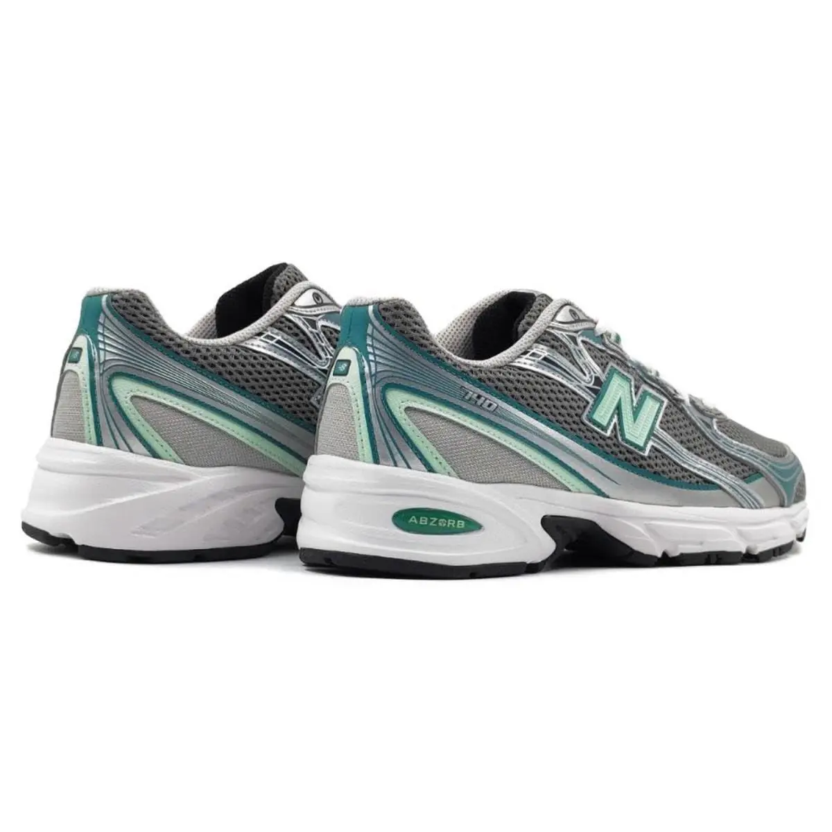 New Balance shoes - Silver Metallic/New Spruce/Clay Ash (UPC: 197967697463) 3