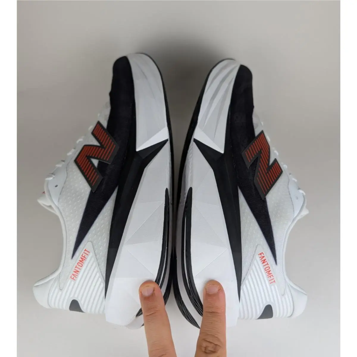 New Balance shoes - New Balance FuelCell Rebel v5 - White/Black/Red 5