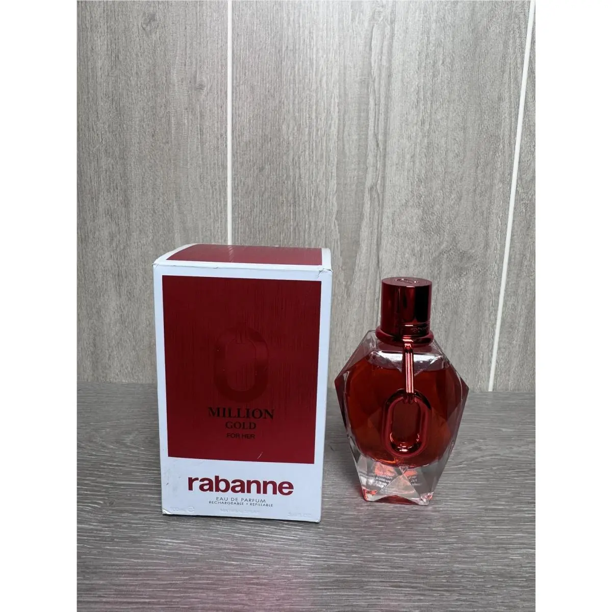 Paco Rabanne Million Gold For Her Eau de Parfum Edp Spray 90ml / 3 fl oz