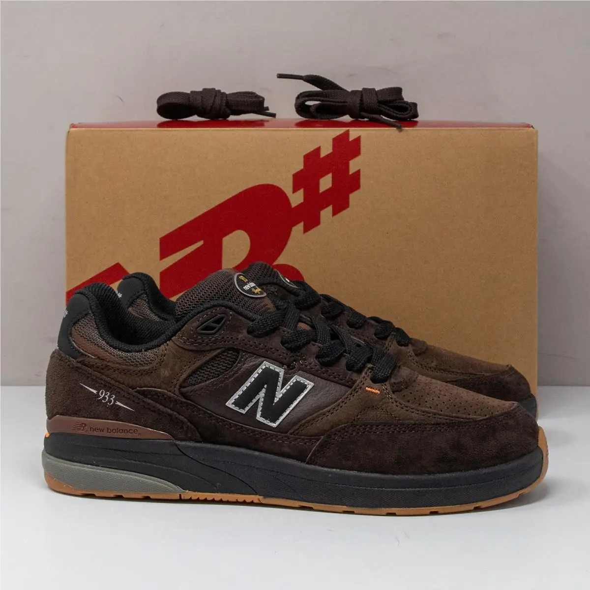 New Balance Numeric Andrew Reynolds 933 Men`s 9 D NM933BAR Black/brown