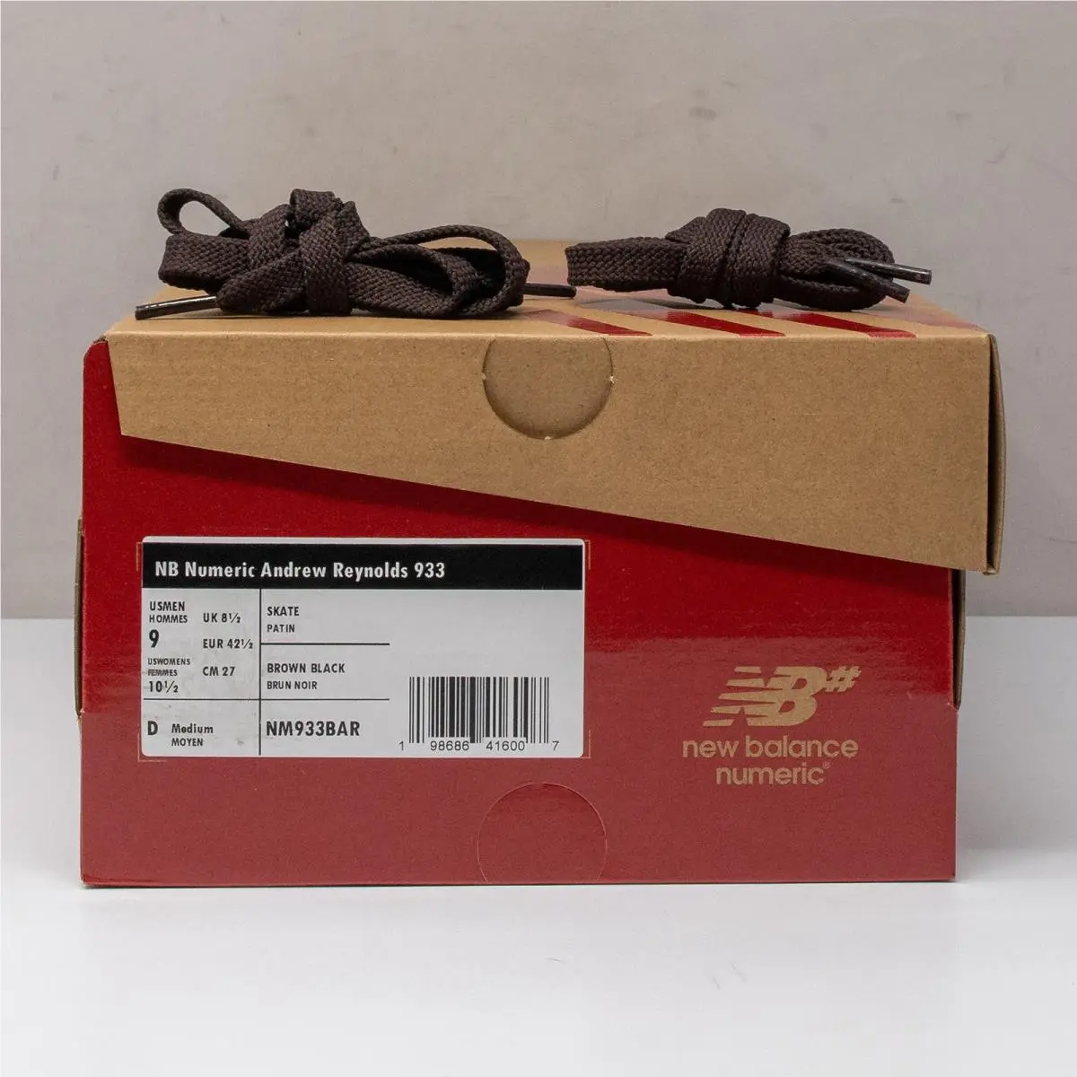 New Balance shoes - New Balance Numeric 933 - Numeric - NM933BAR - Brown (UPC: 198686416007) 5