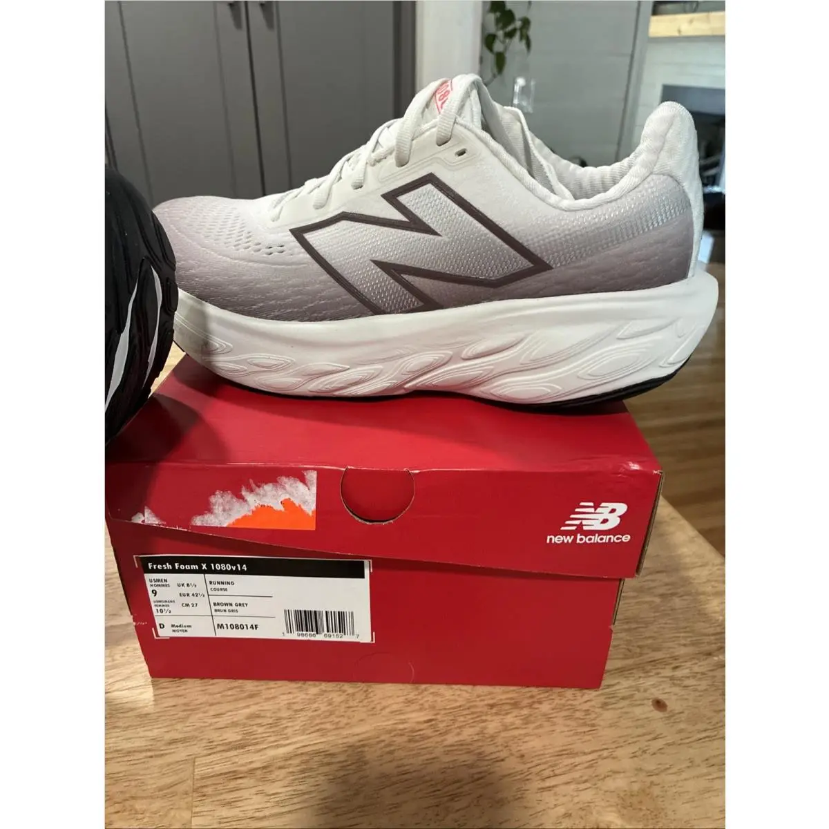 New Balance shoes - New Balance Fresh Foam 1080 - Earth Shadow/Reflection/Urgent Red 0