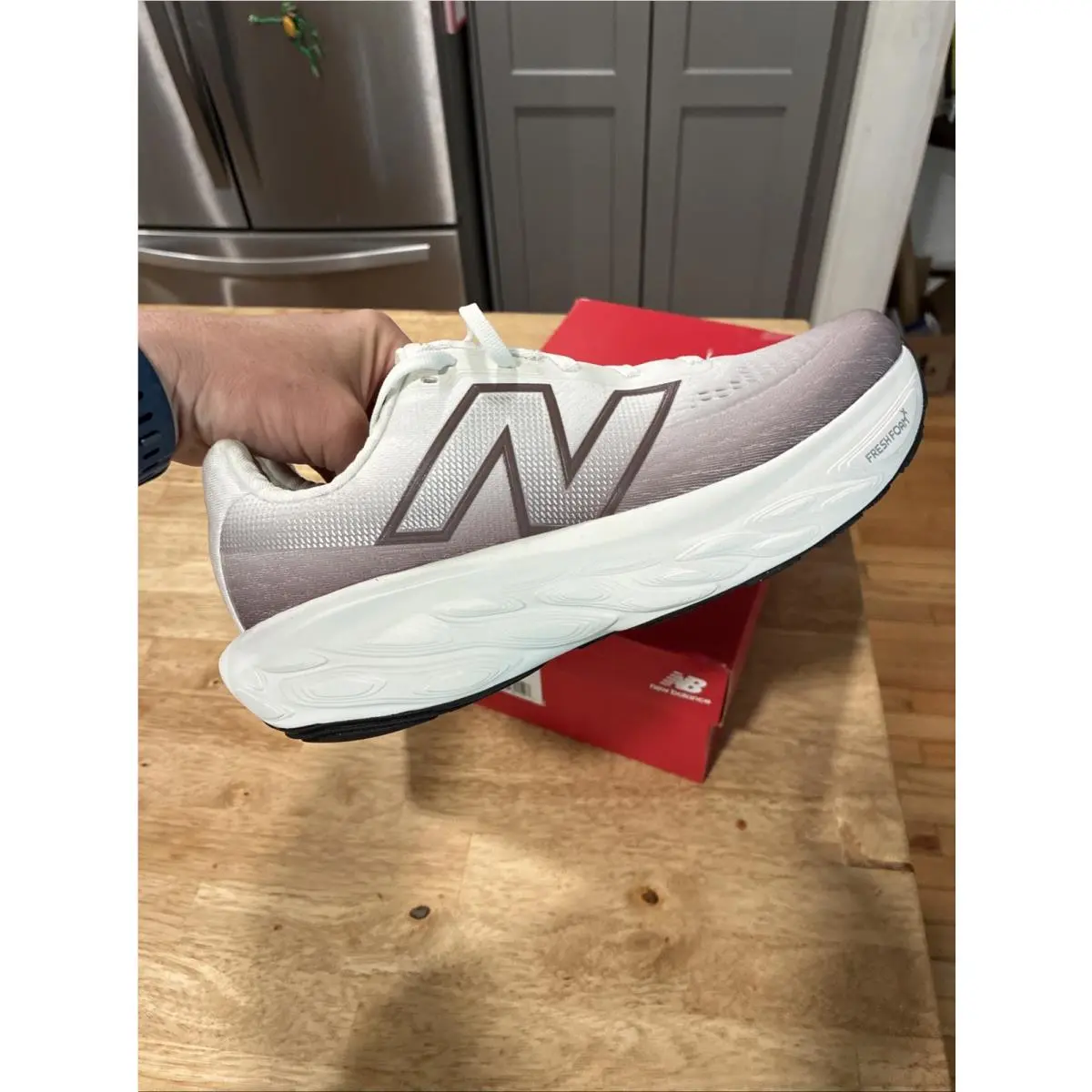 New Balance shoes - New Balance Fresh Foam 1080 - Earth Shadow/Reflection/Urgent Red 2